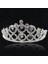 No.18 Beden Sıcak Moda Gelin Tiara Taç Lüks Prenses Düğün Saç Takı Kadınlar Kız Kalp Kristal Balo Kafa Bandı (Yurt Dışından) 1