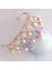B-Gümüş Inci Kristal Prenses Taç El Yapımı Rhinestone Tiaras Kızlar Için Doğum Günü Düğün Modeli Podyum Kraliçe Diadems Kelebek Dekor (Yurt Dışından) 3