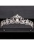 Antik Gümüş Kaplama Düğün Taç Saç Takı Gelin Saç Aksesuarları Kadınlar Barok Taç Rhinestones Kristal Tiaras Gelin Kraliçeparti Taçlar Hediye (Yurt Dışından) 1