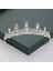 No.24 Boyutu Altın Gümüş Renk Tiaras ve Taç Düğün Gelin Partisi Için Kristal Inciler Diadems Rhinestone Baş Süsler Moda Aksesuarları (Yurt Dışından) 1