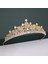 No.24 Boyutu Altın Gümüş Renk Tiaras ve Taç Düğün Gelin Partisi Için Kristal Inciler Diadems Rhinestone Baş Süsler Moda Aksesuarları (Yurt Dışından) 4