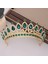 Antik Bronz Kaplama Düğün Tacı Gelin Başlığı Altın Gümüş Renk Rhinestone Kristal Diadem Kraliçe Taç Prenses Tiaras Düğün Saç Takı (Yurt Dışından) 5