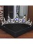 Barok 05 Vintage Kristal Tiaras ve Taçlar Kraliçe Kral Pageant Barok Diadem Kadın Erkek Başlığı Düğün Gelin Saç Takı Aksesuarları (Yurt Dışından) 1