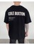 Blacksokak Erkek Siyah Cole Buxton Baskılı Oversize Bisiklet Yaka Tshirt 1