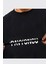 Blacksokak Erkek Siyah Pavyoncu Katlamalı Baskılı Oversize T-Shirt 2