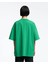 Blacksokak Kadın Yeşil Wastbhva Studıo Baskılı Oversize Bisiklet Yaka Tişört 3