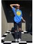 Kadın Saks Mavi Drew Sarı Gülücük Baskılı Oversize Tshirt 1