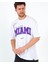 Erkek Beyaz Go Team Mıamı Baskılı Tshirt 2