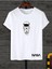 Unisex Beyaz Nasa Astronaut Baskılı Tshirt 1