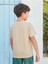 Blacksokak Kids Erkek Çocuk Bej Floral Baskılı Tişört 2