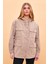 Kadın Sharon Taba Kapüşonlu Gabardin Parka 1