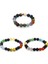 Küre Kesim Multicolor Doğaltaş Kombinli Erkek-Kadın-Genç Başarı 3'lü Set Bileklik 1