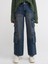 71367 Kargo Cepli Tint Yıkama Denim Pantolon-Tint 3