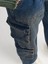 71367 Kargo Cepli Tint Yıkama Denim Pantolon-Tint 4