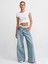 71432 Tint Yıkama Boxer Detaylı Denim Pantolon-Tint 1
