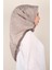 Ipeksi Monogram Eşarp 8086-8 Koyu Taş 3