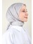 Nirvana Soft Eşarp 8104-14 Açık Gri 4