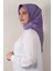 Jakarlı Ipeksi Eşarp 3089-20 Leylak 1