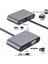 Type-C 4 In 1 4K Hdmı VGA USB 3.0 Type-C Şarj Girişli Adaptör 2