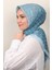 Coton & Silk Eşarp 3645-13 Turkuaz 1