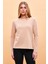 Kadın Gloria Kum Bisiklet Yaka Regular Fit Basic T-Shirt 1