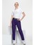 Sloganlı Cigarette Fit Pantolon 4