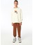 09-15YAŞ Erkek Çocuk Ekru Renk Fırça Model Kapüşonlu Sweat 2