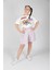 04 - 14 Yaş Kız Çocuk Pembe Panter T-Shirt 1