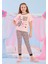 03-10 Yaş Kız Çocuk Evolata Yarım Kollu Pijama Takımı 1