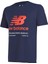 New Balance Lifestyle MNT1354-AVI Lacivert Erkek T-Shirt 1