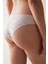 #izbırakmaz Invisible Laser Cut Lacy Dantel Beyaz Slip Külot 2