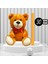 Kadın Tria Kolye Küpe Yüzük Set - Peluş Ayı Hediye Set PS2901 3