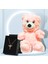 Rose Melek Kolye - Peluş Ay Hediye Set PS2909 1