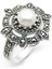 Gümüş 925 Ayar Kadın Yüzük Markazit Taşlı 1