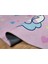 Kids Unicorn Dijital Baskı Makinede Yıkanabilir Pembe Çocuk Odası Halısı 3
