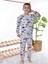 Erkek Çocuk Gri Arabalı Pijama Takım 5