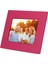 Gerçek Deri Masaüstü Fotoğraf Çerçevesi, 22X17CM (15X10 Foto) Pembe 2