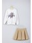 Yeni Sezon Tarz Çiçek Baskılı Etek Sweat Takım 4