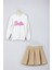 Yeni Sezon Barbie Baskılı Etek Sweat Takım 3