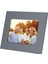 Gerçek Deri Masaüstü Fotoğraf Çerçevesi, 22X17CM (15X10 Foto) Gri 2