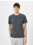 Bisiklet Yaka T-Shirt Cep Detaylı Kısa Kollu Pamuklu 3