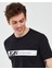 Graphic T-Shirt M Short Sleeve Erkek Siyah Tshirt S241009-001 5