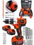 Tekno Trust 72 Volt Delta Serisi 58 V 8 Ah Darbeli Çelik Şanzuman Çift Akülü Profesyonel Şarjlı Vidalama Matkap 1