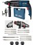 Tekno Trust Alman 3000 W 5.0 Joul Kırıcı Delici Hilti Matkap Metal Şanzumanlı + 10 Adet Uç Yedek Mandren Gri 2