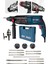 Tekno Trust Alman 3000 W 5.0 Joul Kırıcı Delici Hilti Matkap Metal Şanzumanlı + 10 Adet Uç Yedek Mandren Gri 3