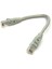 20CM Cat6 Patch Kablo 20 cm Ethernet Kablosu Utp Lan Kablosu Internet Kablosu Gri Renk 3