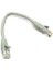 20CM Cat6 Patch Kablo 20 cm Ethernet Kablosu Utp Lan Kablosu Internet Kablosu Gri Renk 4
