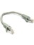 20CM Cat6 Patch Kablo 20 cm Ethernet Kablosu Utp Lan Kablosu Internet Kablosu Gri Renk 5
