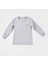 Organik Sweatshirt Little Basic Gri Melanj 1