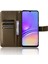 Samsung Galaxy A05 Için 4g Kasa Deri Deri Stand Elmas Doku Koruyucu Telefon Kılıfı (Yurt Dışından) 2